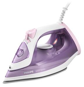 PHILIPS Steam iron Series 3000 30g/min 140g steam boost SteamGlide Plus 2000 W Purple