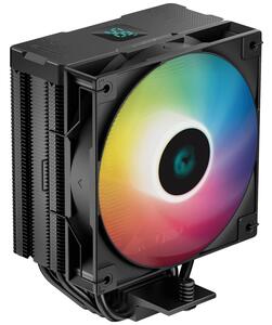 DeepCool AG400 DIGITAL ARGB, CPU Air Cooler, 1x120mm FK120 PWM FDB Fan, Addressable RGB LED, TDP 240W, 4 Heatpipes, Hydro Bearing, LGA1700/1200/1151/1150/1155, AMD AM5/AM4, 3Y, R-AG400-BKADMN-G-1