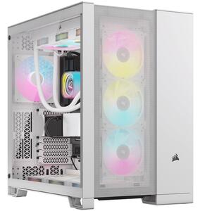 Corsair 6500D Airflow Tempered Glass Mid-Tower, White, EAN: 0840006664727