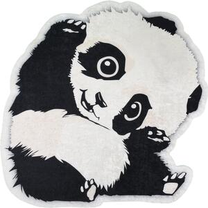 Черно-бял детски килим ø 100 cm Cuddly Panda – Vitaus