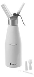 Бяла алуминиева бутилка за бита сметана , 500 ml Kitchen Line - Hendi