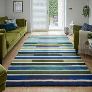 Килим Пиано Зелен/Многоцветен 120X170 см, Flair Rugs