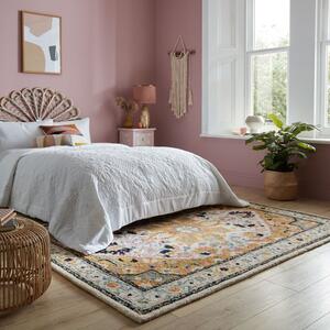 Килим Далия Жълт/Многоцветен 200X290 см, Flair Rugs
