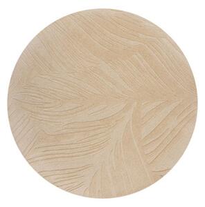 Килим Lino Leaf Natural 160X160 см, кръгъл, Flair Rugs