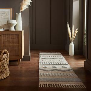 Пътека Медина от естествен юта/сива 60X230 см, Flair Rugs
