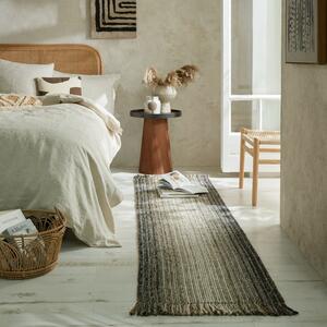 Пътека от юта Ombre сив 60X230 см, Flair Rugs