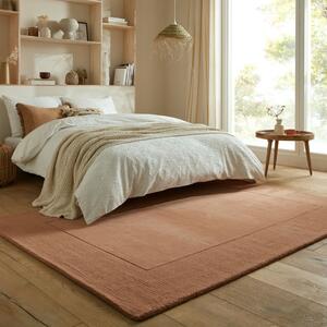Килим с текстурирана вълнена рамка оранжев 120X170 см, Flair Rugs