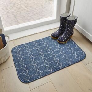 Килим Argyll пране тъмносин 50X75 см, Flair Rugs