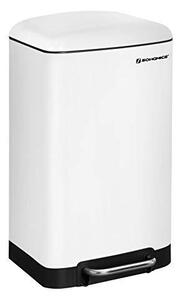 Кош за рециклиране, Songmics, 30L, LTB01W, Soft Close, Бял