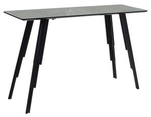 Конзола Lifo МДФ тъмен сив бетон - черен 120x40x75см