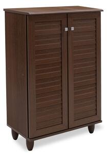 Шкаф за обувки SANTΟ за 10 чифта, цвят орех 60x34.5x91.5см