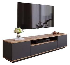 ТВ шкаф Soren сонома - антрацит 180x44.5x44.6см
