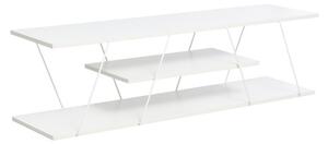 ТВ шкаф Тарс бял 120x30x33см