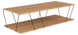 Масичка за кафе Тарс сонома - черен 120x50x30см