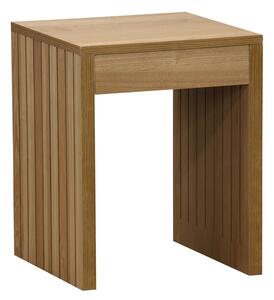 Странична масичка Focused MDF в цвят естествено дърво 40x40x50см