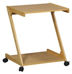 Странична масичка Fit MDF цвят естествено дърво 50x39x59см