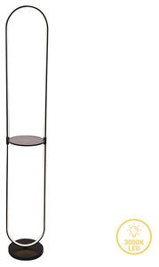 Лампа с отражател LED черен D26x165см
