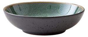 Зелена/черна глинена купичка 1 l Gastro Green/Black – Bitz