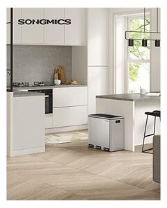 Кош за рециклиране Songmics, 3 отделения, LTB54NL, 3 x 18 L