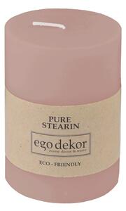 Прахово розова свещ Friendly, време на горене 37 ч. Eco - Eco candles by Ego dekor