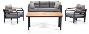 Комплект за градина Assento 311M Сив 67x197x77 см