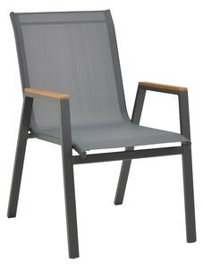 Стол за градина Азелия Сив 77x55x94 см