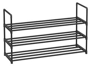 Шкаф за обувки, Songmics, Черен, 92x30x55 см