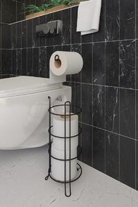 Поставка за тоалетна хартия SB061 Черен 15x15x55 см