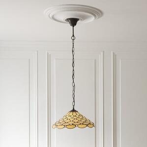 Endon 112226 - Полилей на верига Tiffany PEARL 1xE27/10W/230V Ø 45 см