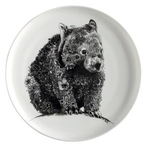 Бяла порцеланова чиния Marini Ferlazzo Wombat, ø 20 cm - Maxwell & Williams