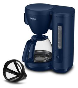 Кафемашина шварц Tefal CM2M1410, 1.25л. капацитет на каната, с филтър, синя