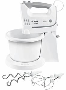 Миксер с купа Rohnson R-5525, 600W, 5 скорости, турбо, 3 л, бъркалки за тесто, бял