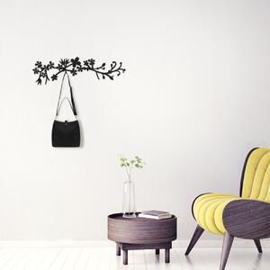 Метална закачалка Bahar Черен 70x3x23 см