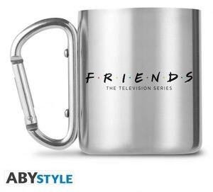 Чаша ABYstyle Friends - Mug Carabiner, 235ml, неръждаема стомана, сребриста