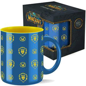 Чаша FSHolding World of Warcraft: Alliance (pattern), 325ml, бяла