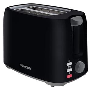 Тостер Sencor STS 2607BK, 2 филии, 7 степени на изпичане, 750W, черен