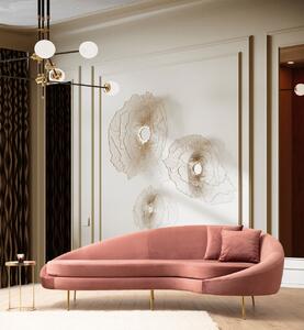 Диван за 3 места Есес Розов 255x120x85 см