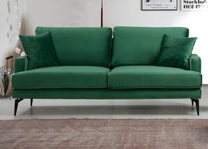 Диван за 2 места Папира Зелен 175x90x88 см