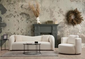 Диван за 3 места Asos Крем 225x76x75 см