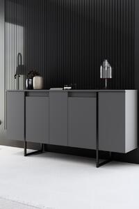 Конзола Лукс Антрацит 160x35x80 см