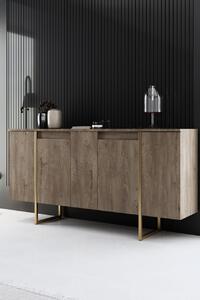 Конзола Лукс Орех 160x35x80 см