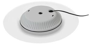 DOTLUX LED лампа за таван MOONBASE сребриста Ø 37 cm алуминий/акрил CCT, Металик, Дневна/трапезария, Алуминий, Модерен