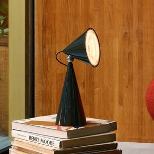 Tom Dixon LED настолна лампа Pose Task Light, антрацит, 41 см, Затъмняване, Черен, Дневна/трапезария, Пластмаса, Дизайн