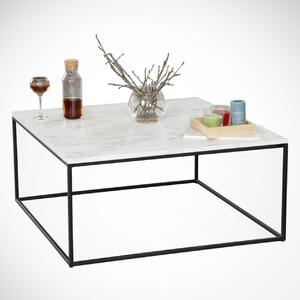 Масичка за кафе Poly Бяла 75x43x75 см