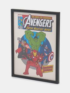 Sinsay - Плакат в рамка Avengers - черeн