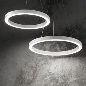 IDEAL LUX Ideal Lux LED висяща лампа Oracle, Ø 50 cm, бяла, 3000 K, Бял, Дневна/трапезария, Алуминий, Модерен