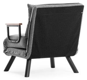 Разтегателен фотьойл Sando Светлосив 175x60x60 см