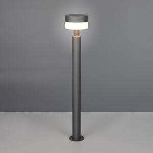 Trio Lighting LED осветление за пътеки Mackenzie, височина 95 cm, антрацит, алуминиев отлив, Сив, Алуминий, Модерен