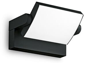 IDEAL LUX Ideal Lux LED външна стена лампа Swipe, черна, IP54, 3.000 K, Черен, Метал, Модерен