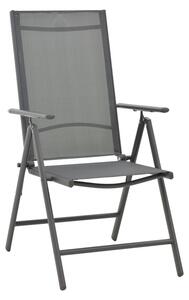 Стол за градина Candor Сив 65x56x106 см